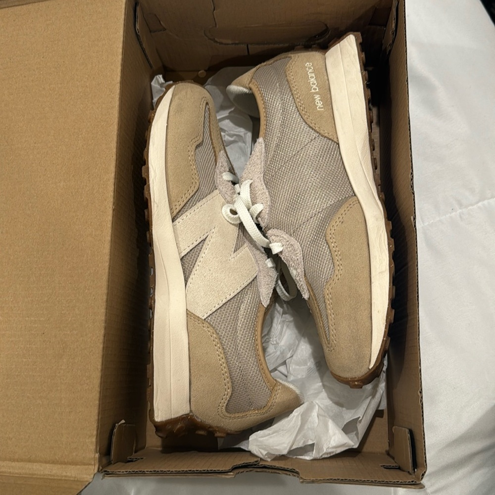 tan new balance 327